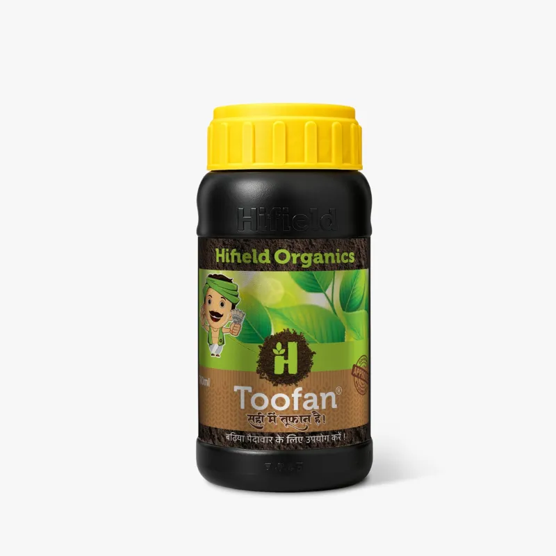 Hifield Toofan (Premium) Advanced Vitamin C, Seaweed & Fulvic Humate Bio-Stimulant for Enhanced Crop Growth(Quantity-250 ml)