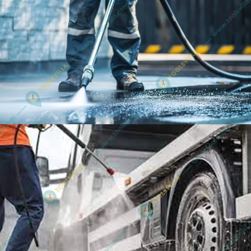 High Quality 2 HP Commercial  High Pressure Washer With 100 Bar Max Pressure 