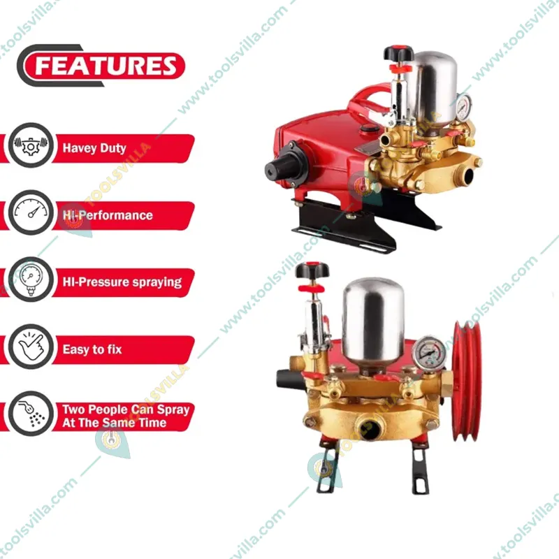 Spear High Pressure HTP 70 Sprayer Pump for Cleaning, Spraying in Agriculture and Car Washing