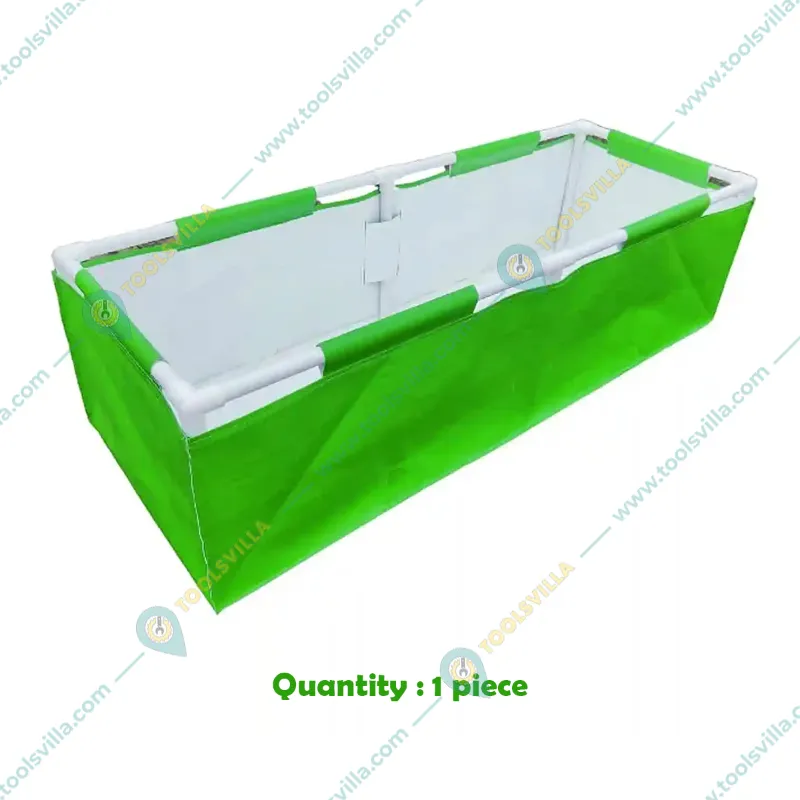 Gardeco 360 GSM UV Treated Premium Quality 96 x 48 x 12 inch Rectangular HDPE Grow Bag with PVC Pipes(Quantity-1 piece)