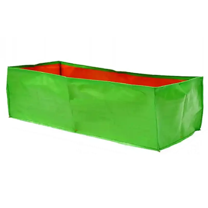 Gardeco 260 GSM UV Treated 10 pieces 24 x 12 x 6 inch Rectangular HDPE Grow Bag for Home, Garden and Nursery
