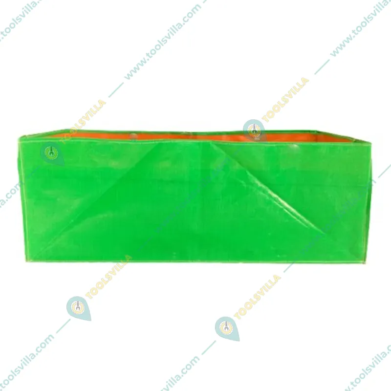 Gardeco 260 GSM UV Treated 10 pieces 24 x 12 x 6 inch Rectangular HDPE Grow Bag for Home, Garden and Nursery