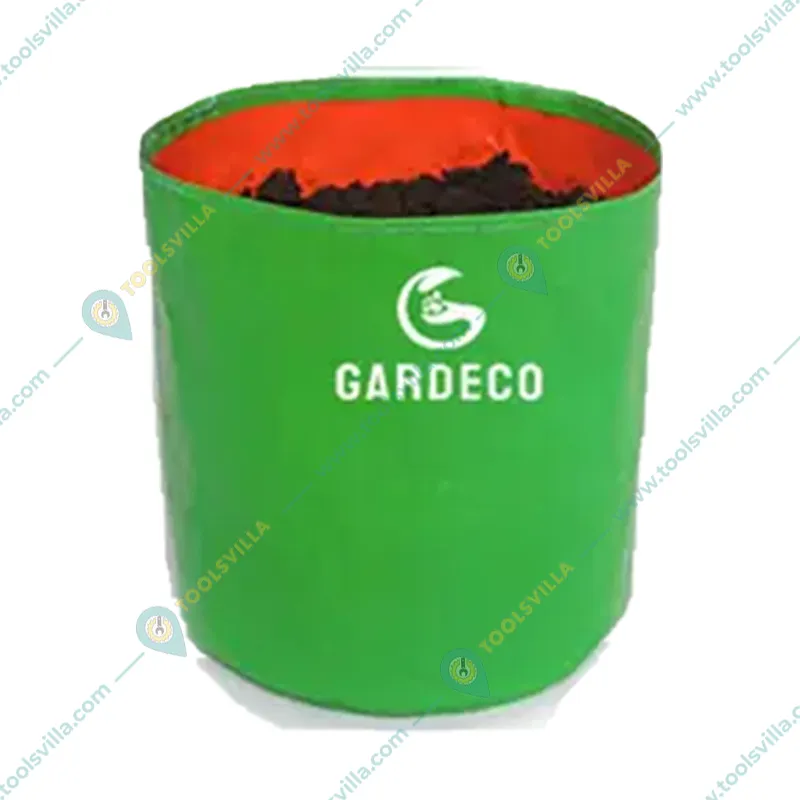 Gardeco 260 GSM UV Treated Premium Quality 9 x 9 inch Round Type HDPE Grow Bag for Home, Garden and Nursery(Quantity-5 pieces)