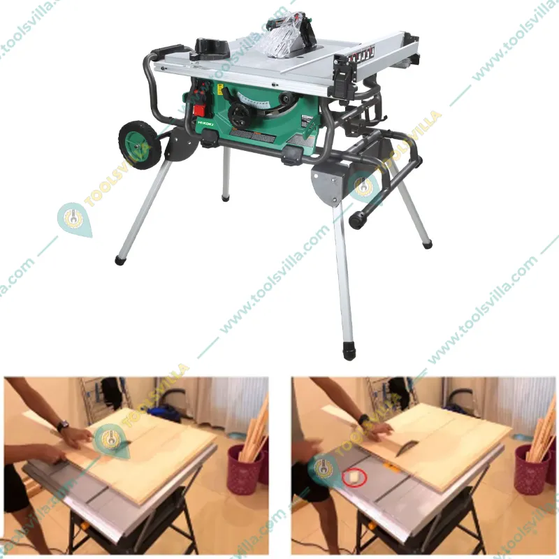 HIKOKI 254 mm 1500 Watt Table Saw With Accessories, 4500 RPM - C10RJ(H1Z)