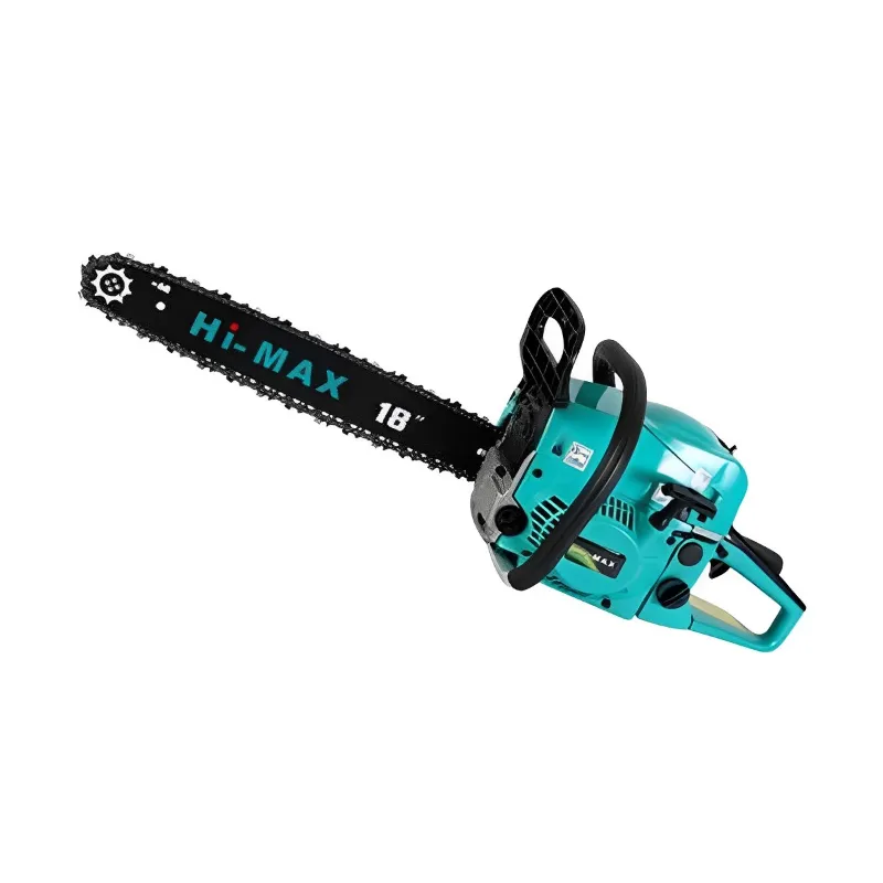 Hi-Max 58-cc Petrol Operated Chainsaw with 18 inch Guide Bar | Tree, Firewood Cutting machine | IC-058A