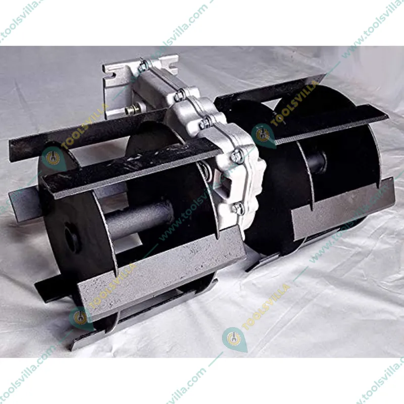 Kisankraft KK-HC-2128 Hoe Cutter Attachment, 28mm Shaft | Petrol Brush Cutter Accessory