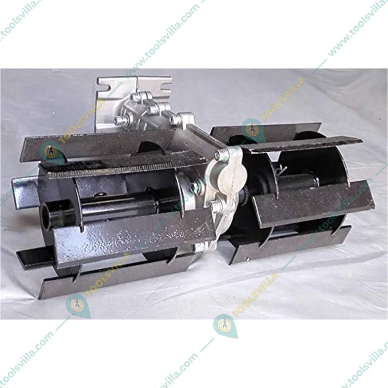 Kisankraft KK-HC-2128 Hoe Cutter Attachment, 28mm Shaft | Petrol Brush Cutter Accessory