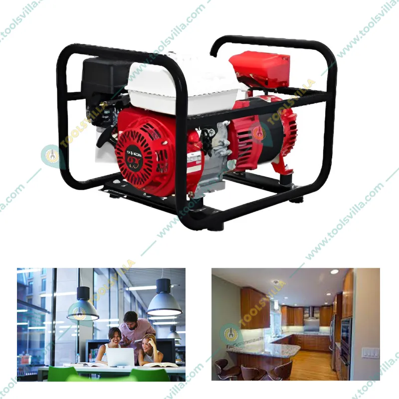 Honda 3 KVA Petrol Run Portable Generator - 5 Hours Continuous Running With 1 Year Warranty (HA 3000)