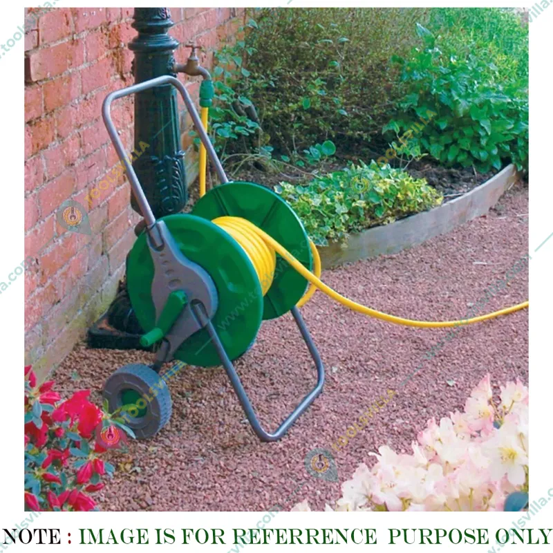 Unison Portable Garden Water Hose Pipe Reel Cart with Wheels for 200 feet Pipe