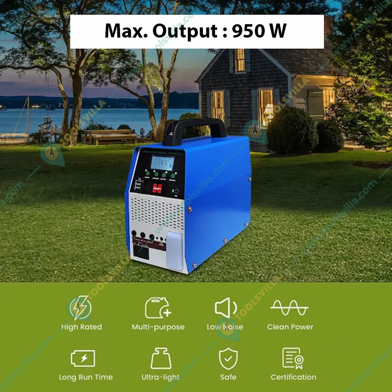 HPM 950 VA Portable Lithium Battery Power Inverter Generator (PL-900W)