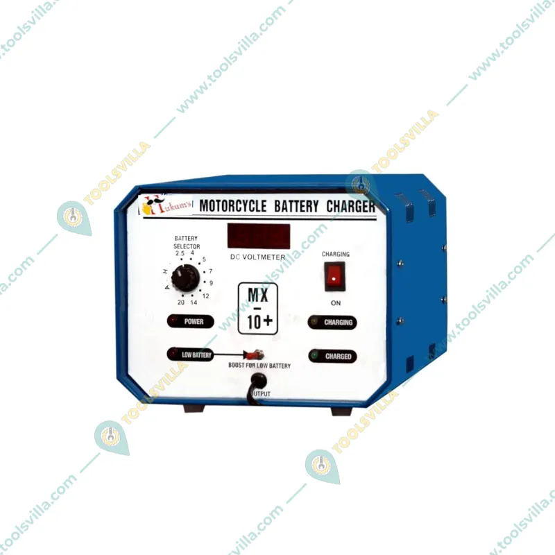 Hukums 2A-12V Two-wheeler Battery Charger with 1 Year Warranty (MX-10+)