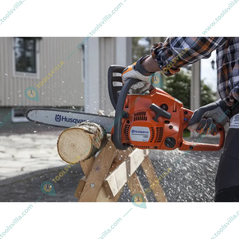 Husqvarna 120, 35-cc Petrol Chainsaw with 16 inch Guide Bar