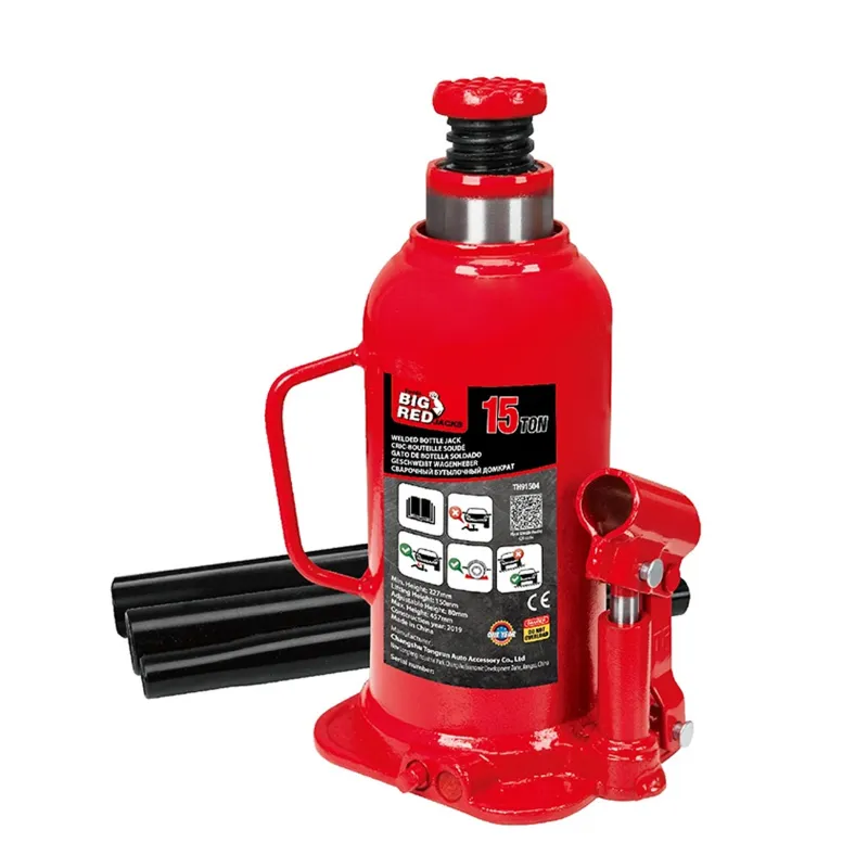 Big-Red-Torin 15 Ton Hydraulic Bottle Jack, Maximum Lifting Height 460 mm