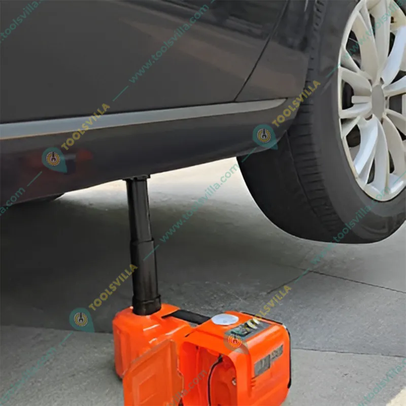 VOLTZ 5 Ton Hydraulic Car Jack, Electric Wrench For Emergency Tire Change Lifting With 6 Month Manufacturing Warranty (TY155HJ)