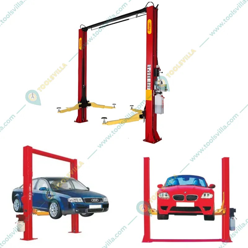 Icon 4 Ton Lifting Capcity Two Post Hydraulic Car Lifter With 717 mm Maximum Lifting Height
