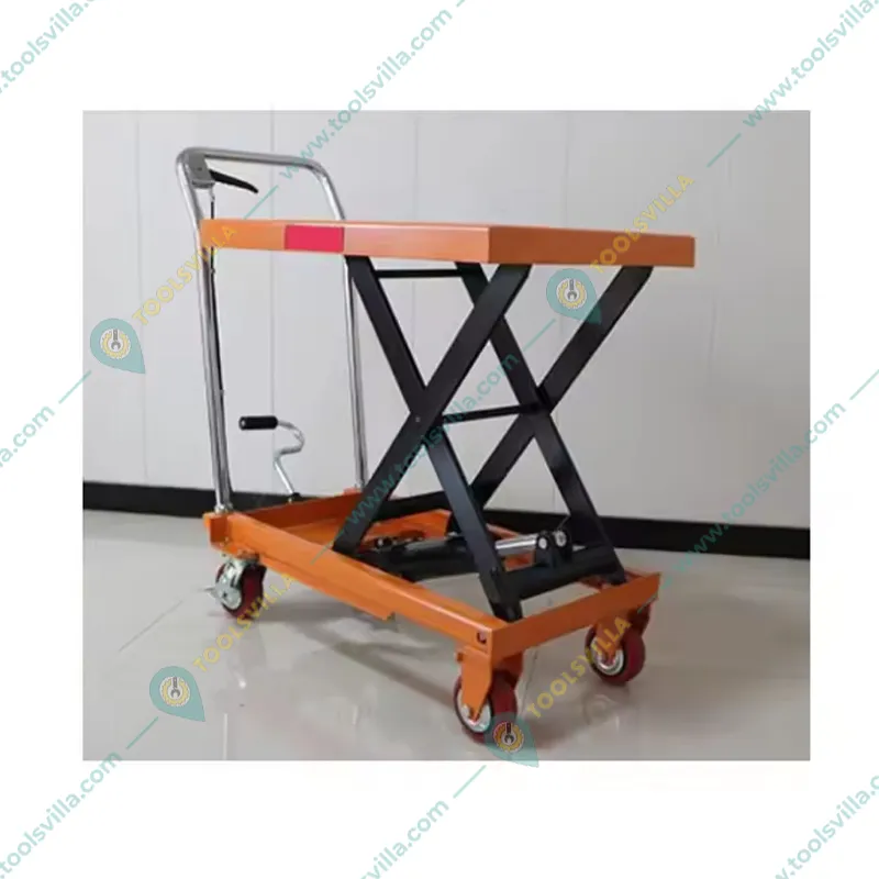 4G 350 Kg Load Capacity Hydraulic Scissor Table With 1.5 Meter Maximum Lifting Height