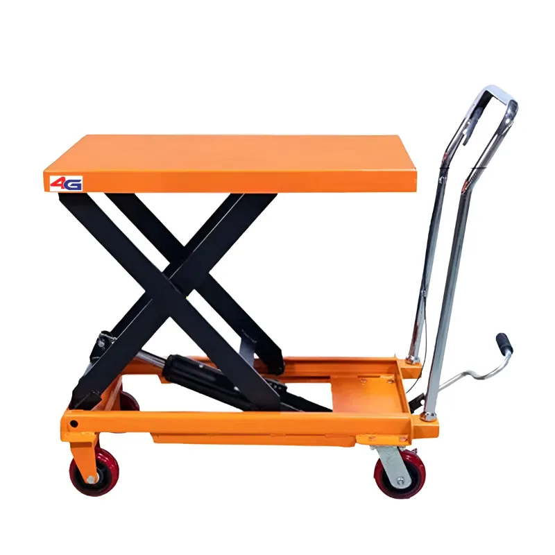 4G 350 Kg Load Capacity Hydraulic Scissor Table With 1.5 Meter Maximum Lifting Height