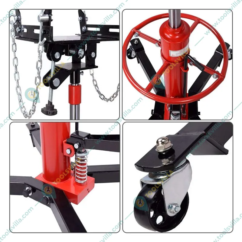 Hukums 0.5 Ton Hydraulic Transmission Jack With 1800 mm Maximum Lifting Height For Car Repair