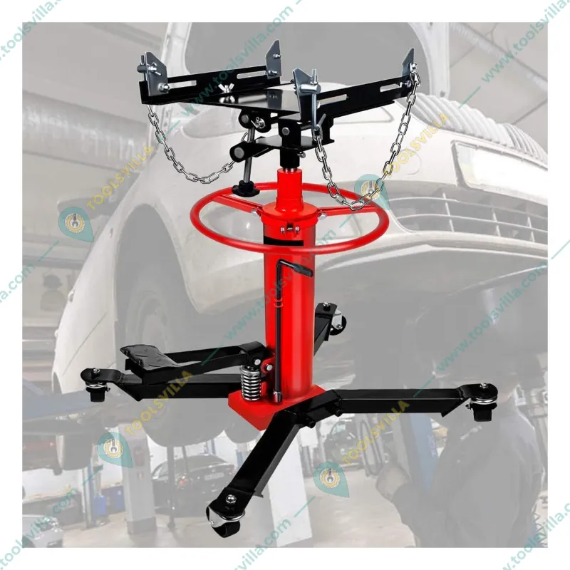 Hukums 0.5 Ton Hydraulic Transmission Jack With 1800 mm Maximum Lifting Height For Car Repair