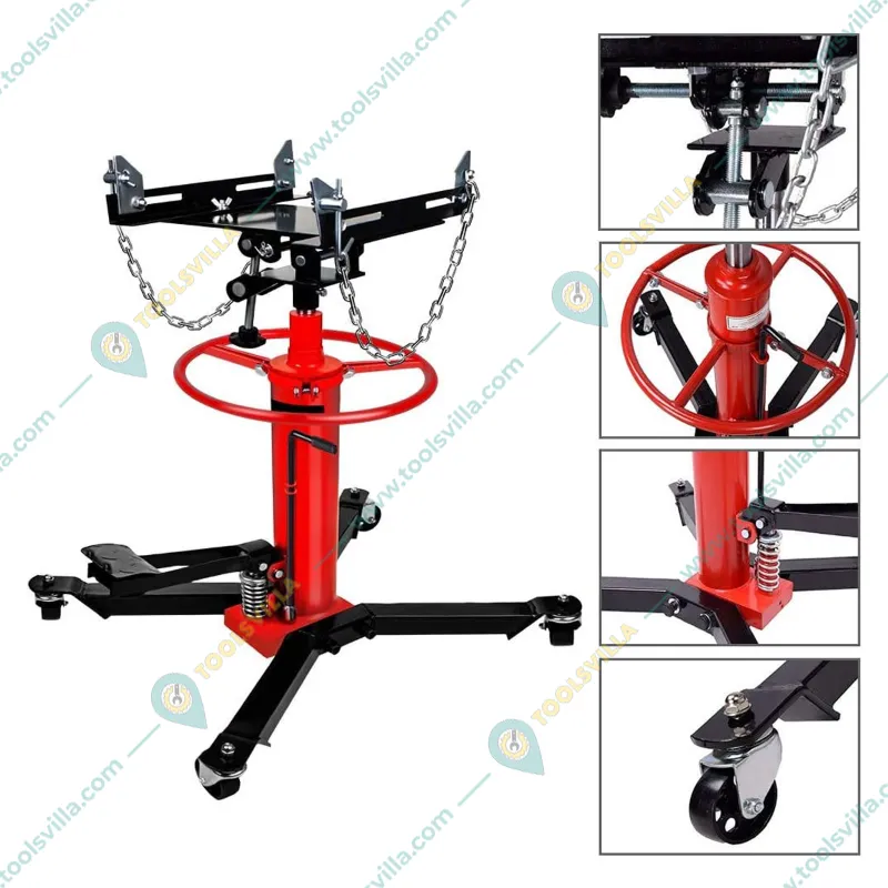 Hukums 0.5 Ton Hydraulic Transmission Jack With 1800 mm Maximum Lifting Height For Car Repair