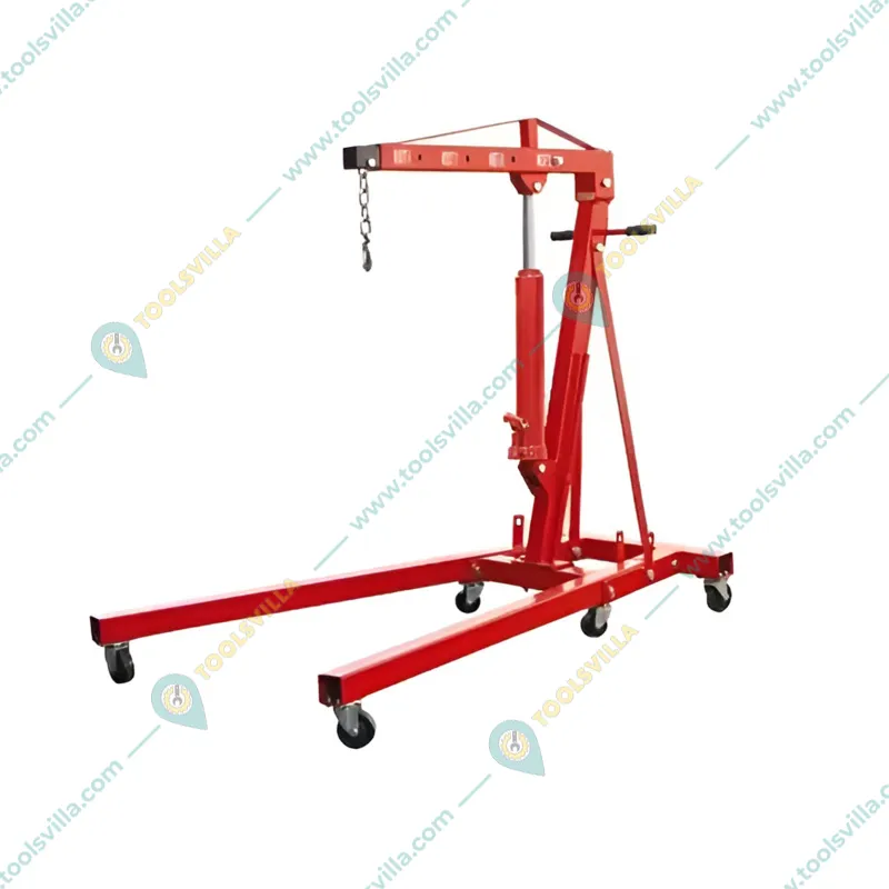 Big Red Torin 2 Ton Capacity Folding Hydraulic Floor Crane / Engine Hoist with 2240 mm Maximum Lifting Height