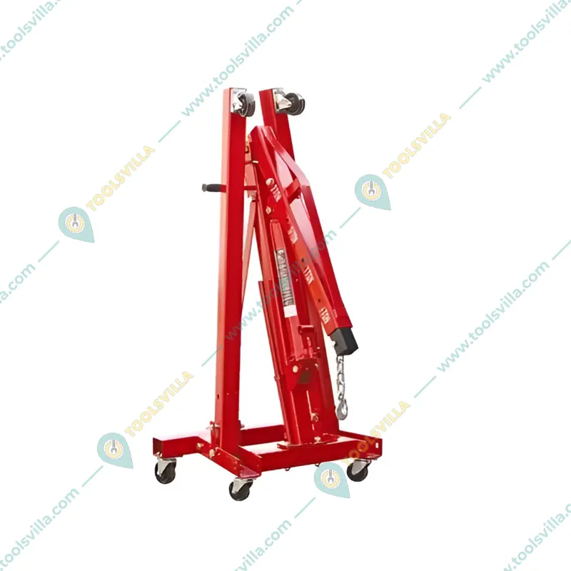 Big Red Torin 2 Ton Capacity Folding Hydraulic Floor Crane / Engine Hoist with 2240 mm Maximum Lifting Height