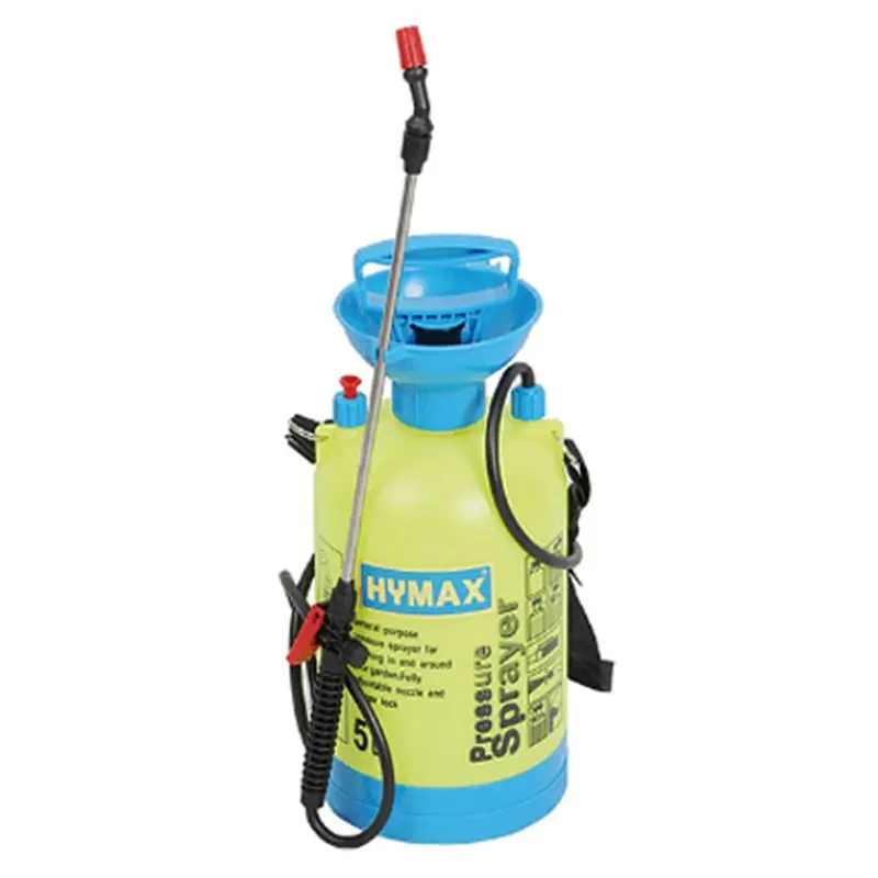 Hymax 5 Ltr Manual Pressure Compressed Air Sprayer for Gardening & Sanitizer Spraying, Plant Watering, Car Glass Cleaning