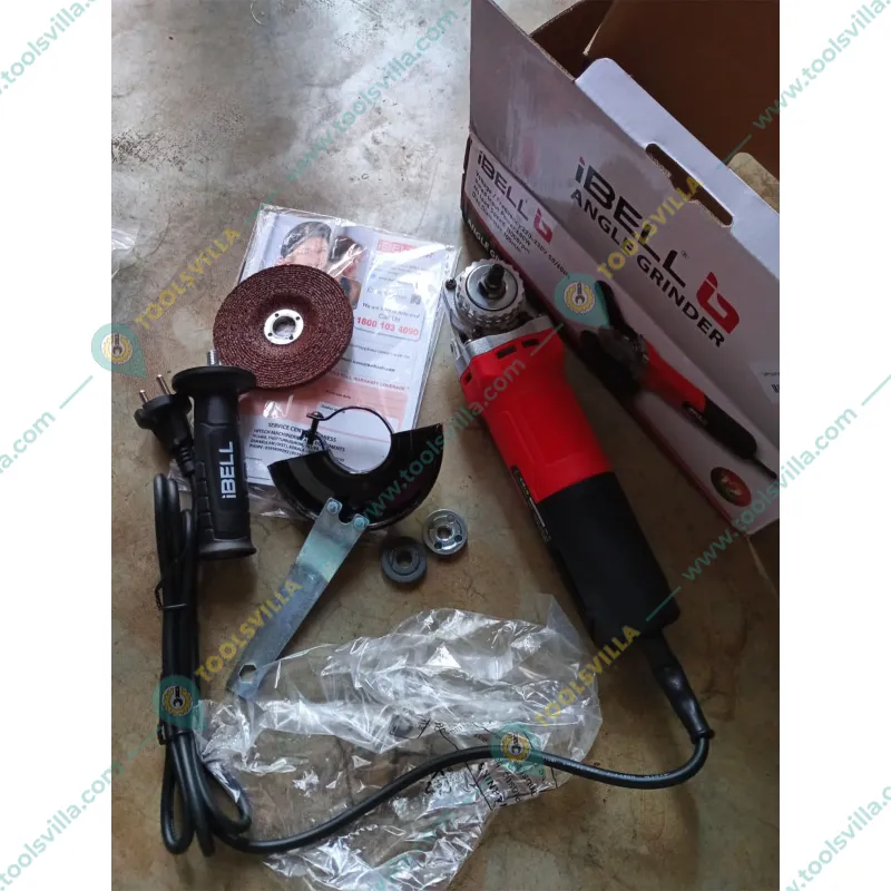 iBELL 100 mm 680 Watt Angle Grinder With Accessories, 11000 RPM (AG10-68)