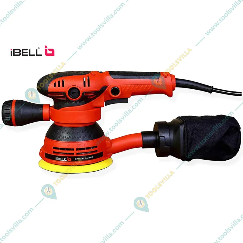 iBELL 125 mm 300 Watt Random Orbital Sander With Dust Bag & Allen Key, 12000 RPM (OS23-46)