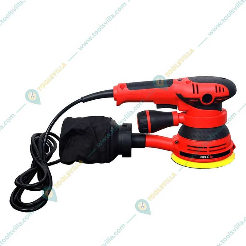 iBELL 125 mm 300 Watt Random Orbital Sander With Dust Bag & Allen Key, 12000 RPM (OS23-46)
