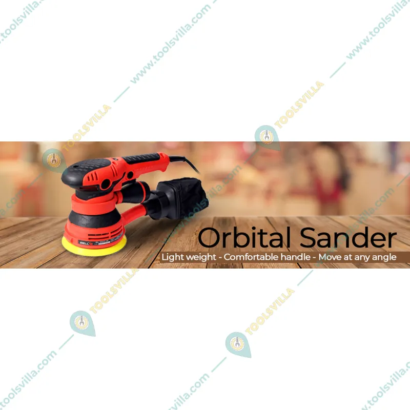 iBELL 125 mm 300 Watt Random Orbital Sander With Dust Bag & Allen Key, 12000 RPM (OS23-46)