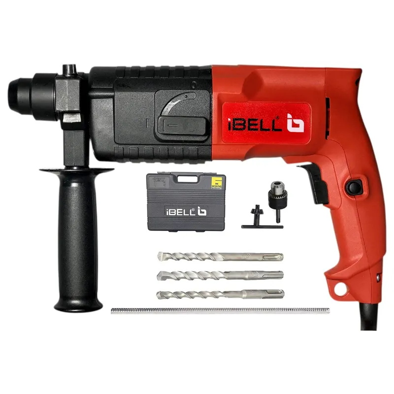 iBELL 20 mm 500 Watt Rotary Hammer Drill With Accessories, 850 RPM (RH20-23)