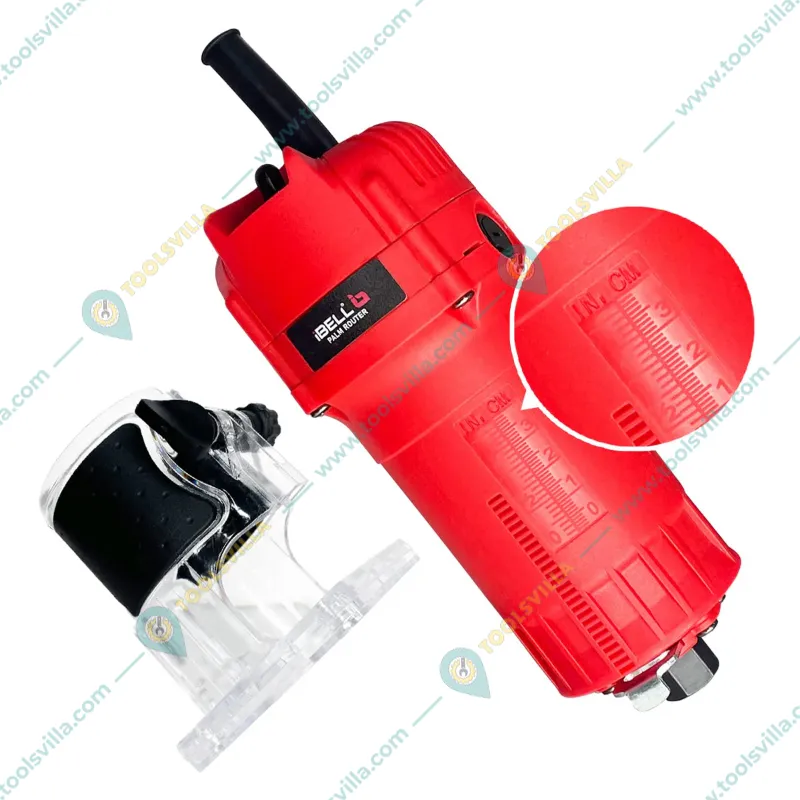 iBELL 6mm to 8mm 650 Watt Professional Palm Router, 32000 RPM (PR60-68)