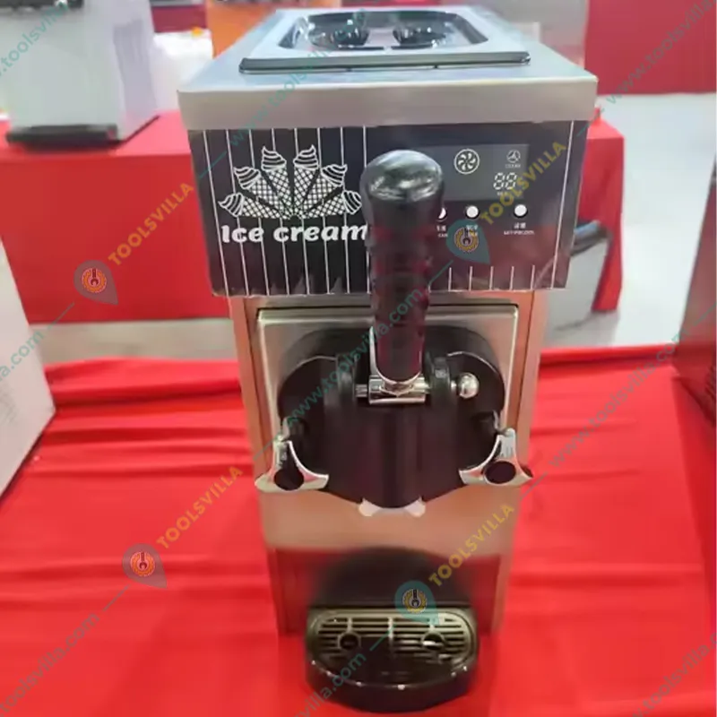 Single Compressor Softy Ice Cream Machine 100 Cones per Hour