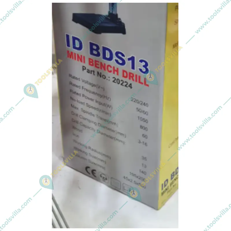 IDEAL 13 mm 1050 Watt Bench Drill With Stand, 0-800 RPM (ID BDS13)