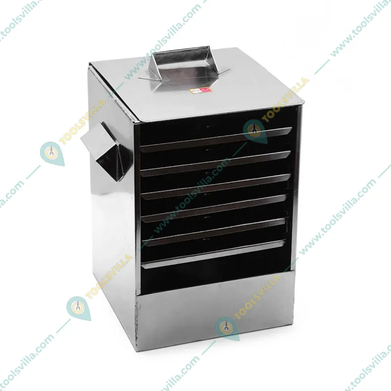 Bapa Restaurant Type Square Shape 6 Tray Gas Operated Idli Steamer for Soft & Fluffy Idli ideally for Home 