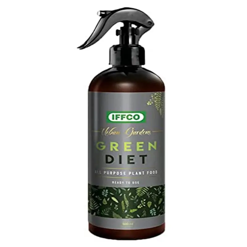 IFFCO Urban Gardens 500ml Green Diet- Organic Plant Food for Indoor & Outdoor Potted Plants (Ready to Use)