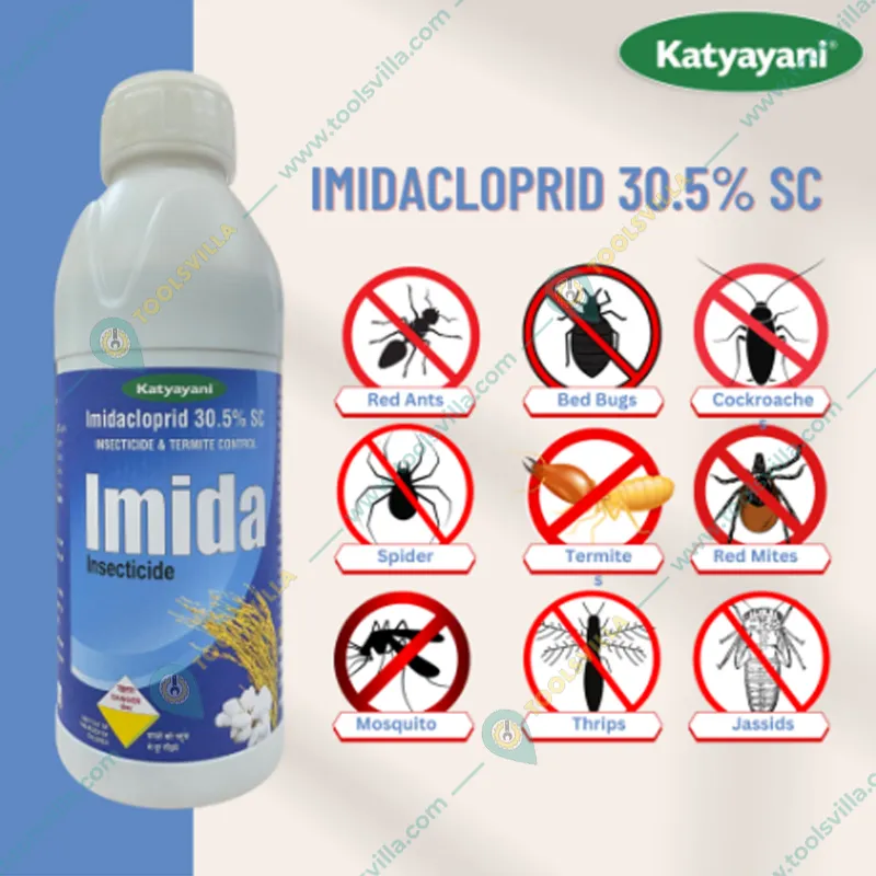Katyayani Imidacloprid 30.5% sc Imida Systematic Insecticide for Insects and Pests(Pack-3 liters)
