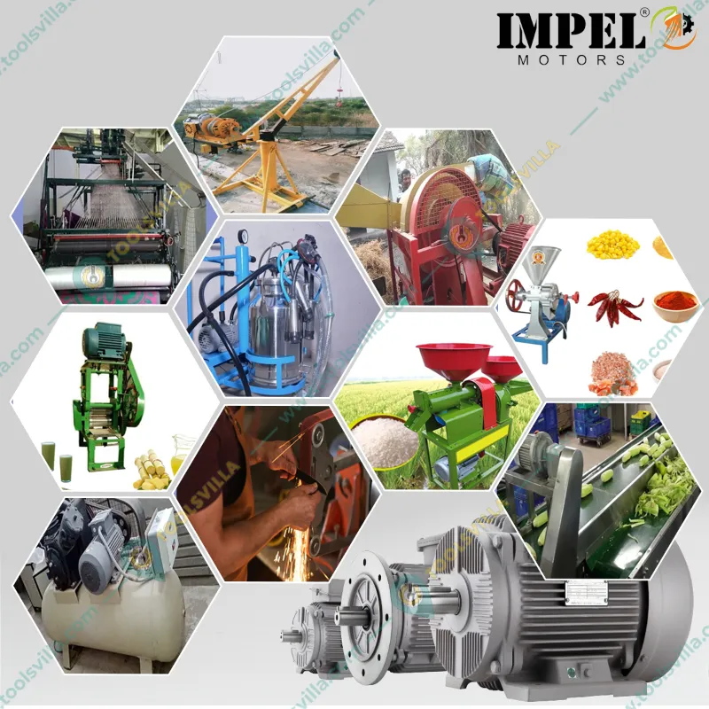 Impel IE2 Series 3 HP Three Phase 2 Pole Foot Mounted AC Induction Motor With 2 Years Warranty