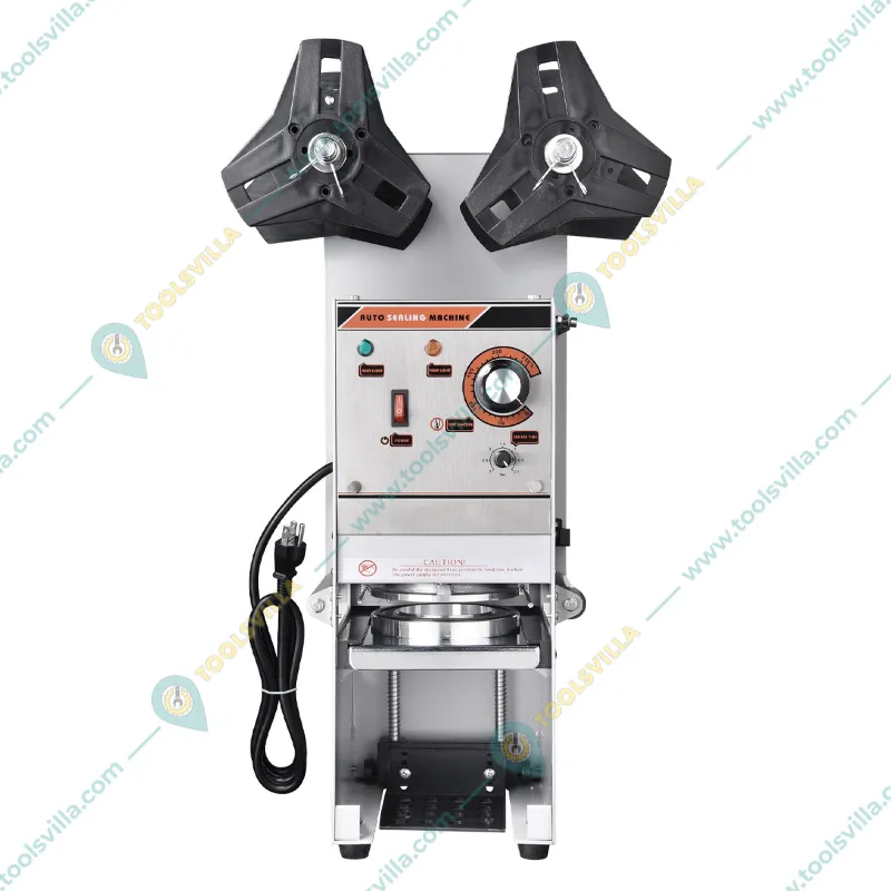 70, 75, 90 & 95 mm Diameter Electric Single Cup Sealing Machine 