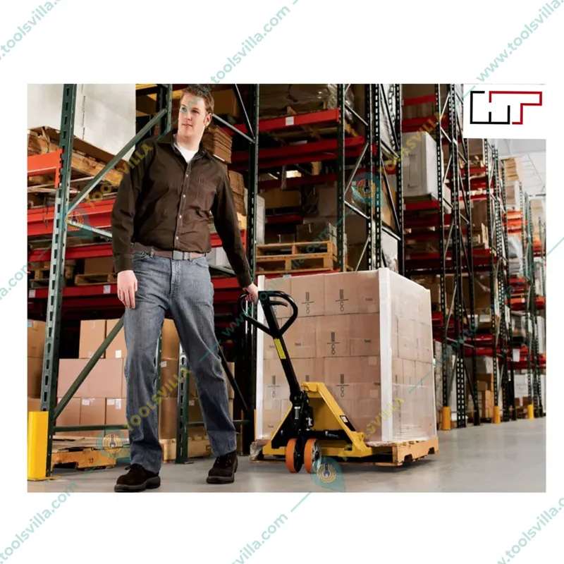 HT 3 Ton Capacity Hand Pallet Truck With 205 mm Maximum Lifting Height Fork Size (L x B)- 1150 x 550 mm, Nylon Wheels