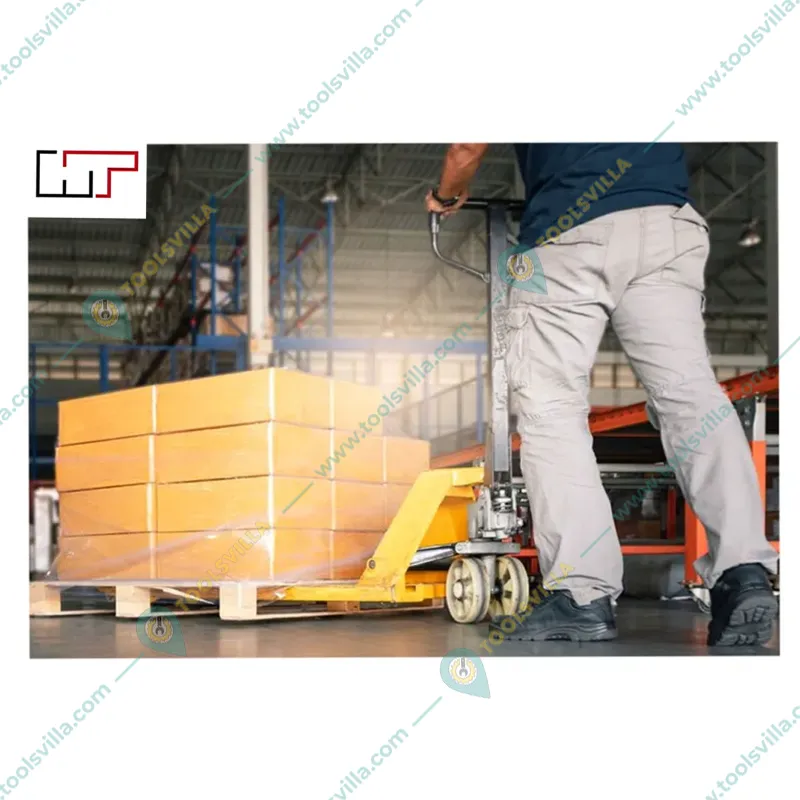 HT 3 Ton Capacity Hand Pallet Truck With 205 mm Maximum Lifting Height Fork Size (L x B)- 1150 x 550 mm, Nylon Wheels