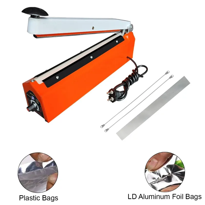 16 Inch Impulse Type Hand Sealing Machine for Food & Plastic Bags Packing | With Beep Function