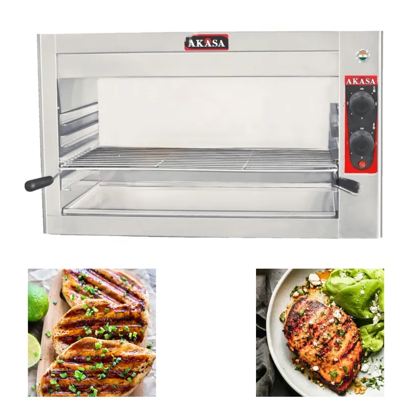  Akasa ES 70 Electric 70L Salamander Grill Machine, 3000W