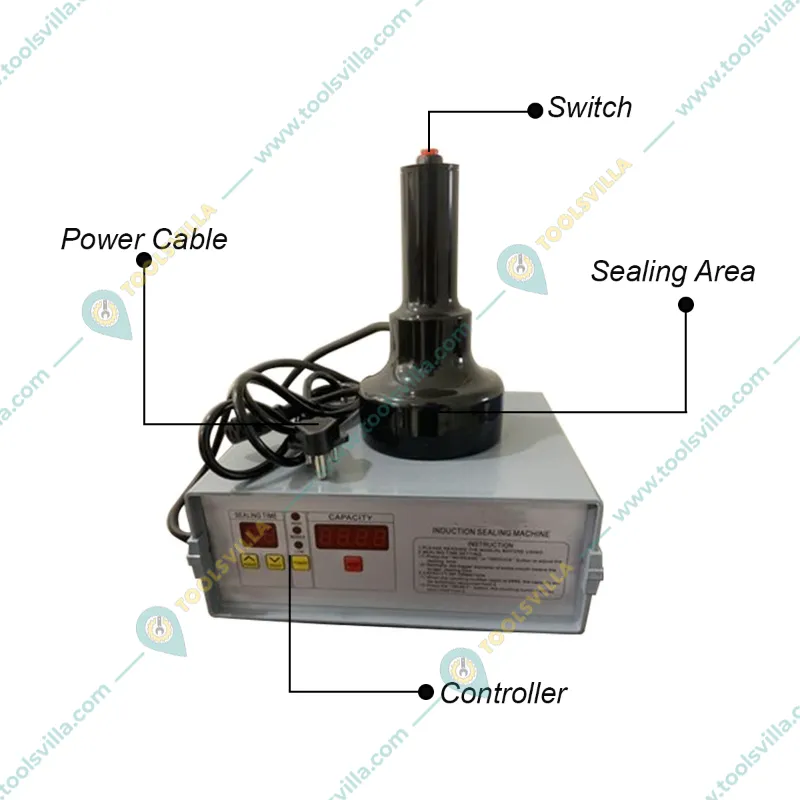 Heavy Duty DGYF-200 Induction Sealing Machine 20 to 80 mm Dia