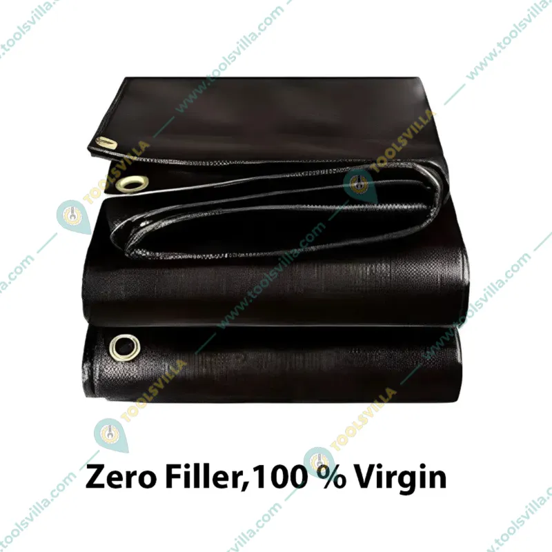 Siddhi 200 GSM HDPE, Waterproof, UV Protected Tarpaulin Sheet | Zero Filler and 100% Virgin(Size-Size-12 feet x 12 feet)