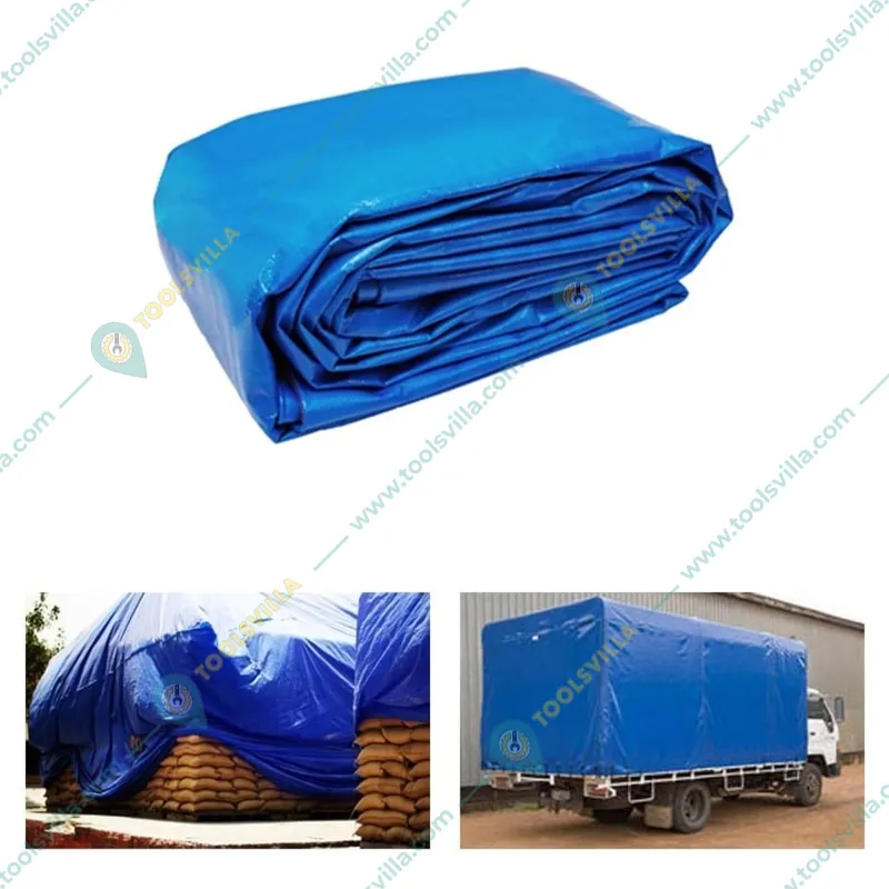 Siddhi 200 GSM HDPE, Waterproof, UV Protected Tarpaulin Sheet | Zero Filler and 100% Virgin(Size-Size-12 feet x 12 feet)