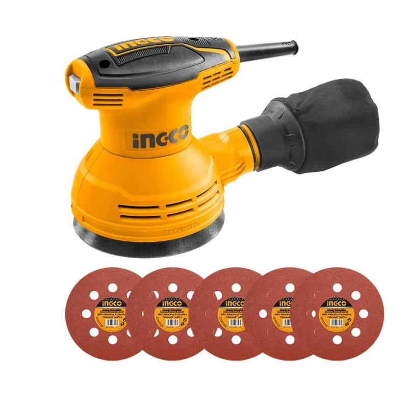 Ingco 320W 12000 RPM Rotary Sander (RS3208)