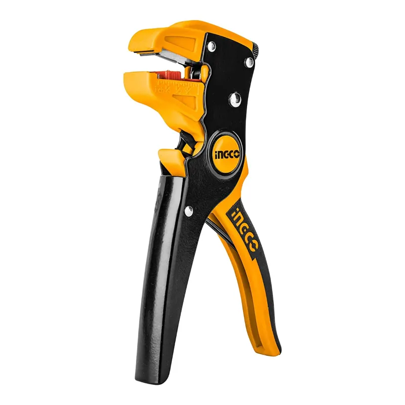 Ingco 0.5 mm~6 mm Stripper Diameter Wire Stripper With PP Covered TPR Handle (HWSP15608)