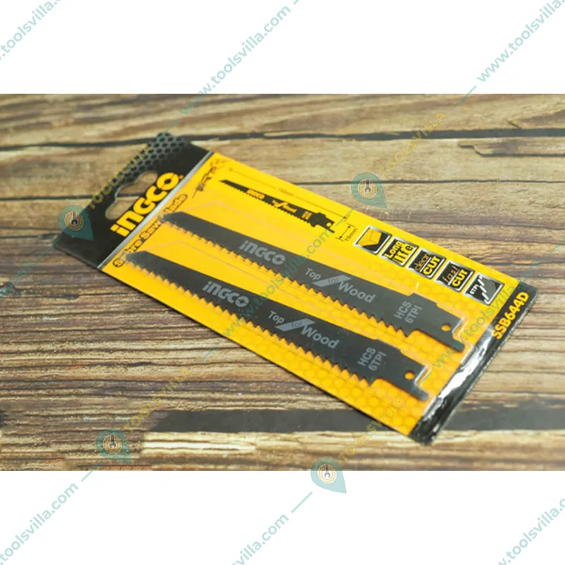 Ingco 150 mm Reciprocating Saw Blades for Wood Cutting (SSB644D) 